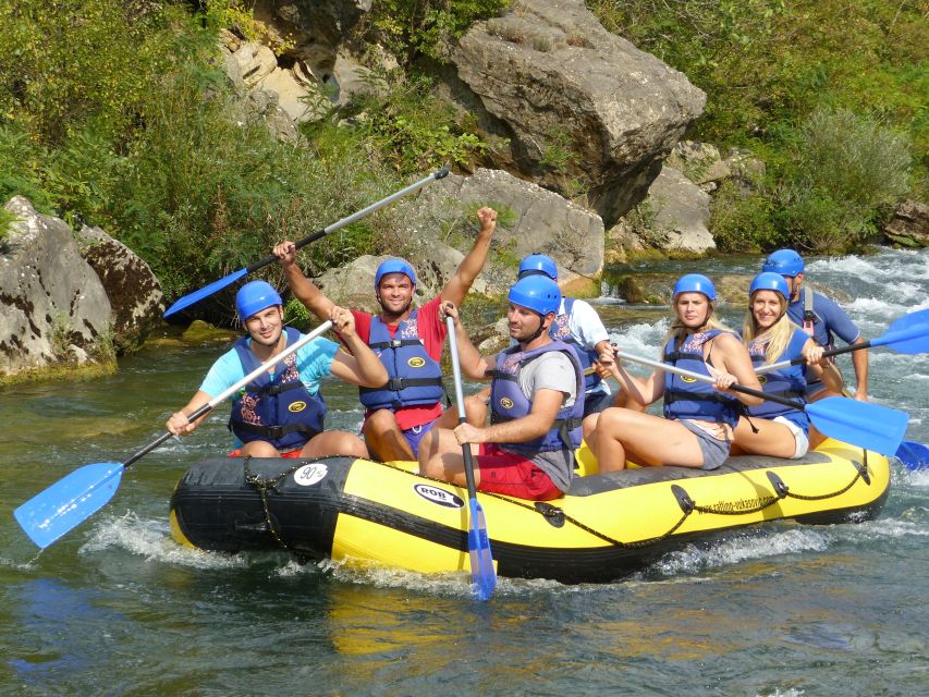 Cetina River: Rafting and Cliff Jumping Tour - Swimming, Waterfalls, and Quiet River Walls