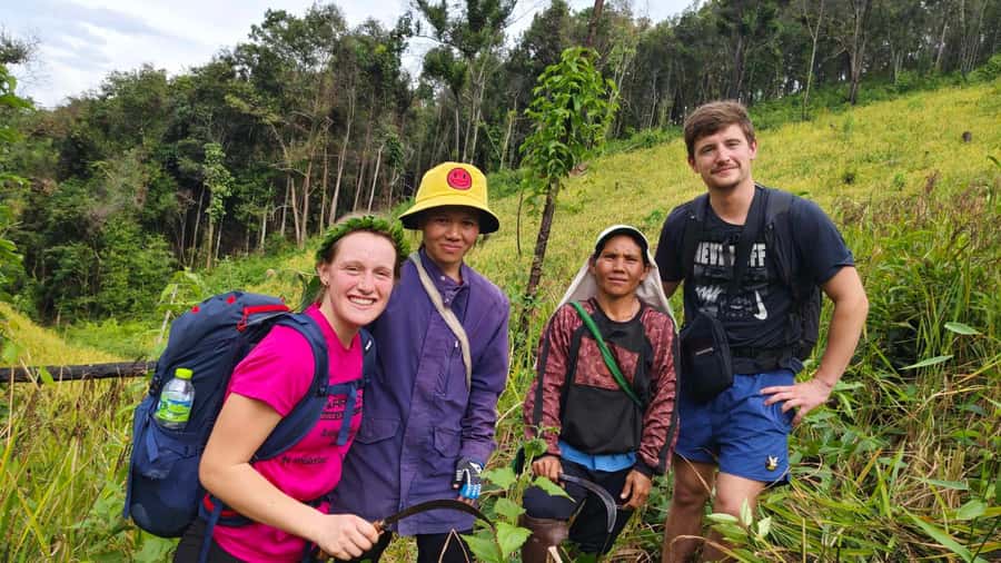 Chiang Mai: 2-Day Jungle Trek with Elephant Farm & Raft Ride - Dinner, campfire, and a mountain morning