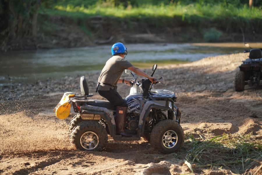 Chiang Mai: ATV Adventure 2-Hrs,Feeding,Rafting & Lunch Trip - Feeding elephants during the day