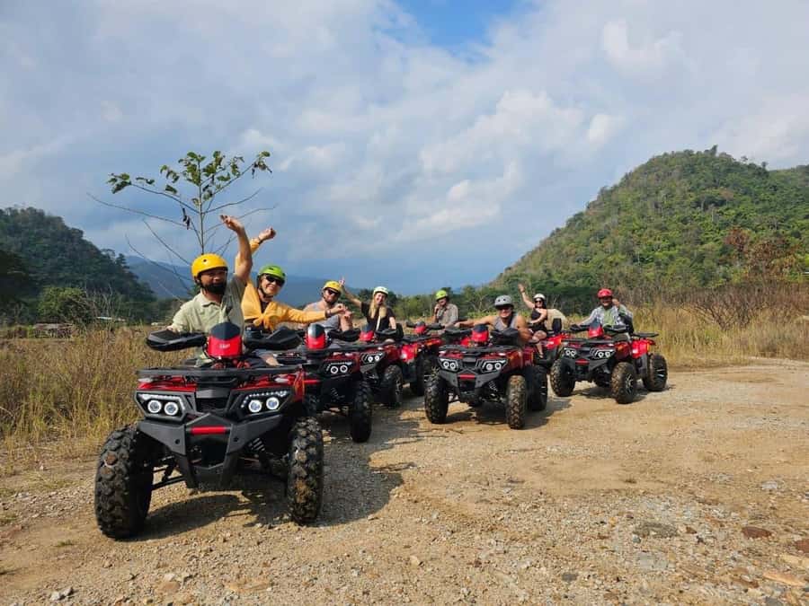 Chiang Mai: ATV, White Water Raft, & Sticky Waterfall Tour - Morning pickup and the drive north