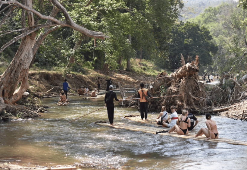 Chiang Mai: Bamboo Rafting with Hotel Transfers - A gentle river trip outside Chiang Mai
