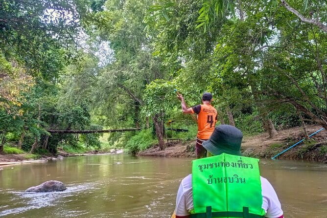 Chiang Mai Elephant Sanctuary Observation and Bamboo Rafting - Bamboo rafting along the Wang River