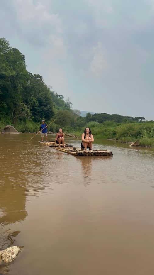 Chiang Mai: Sticky Waterfall and Rafting Day Trip - Lunch in Mae Taeng after the river