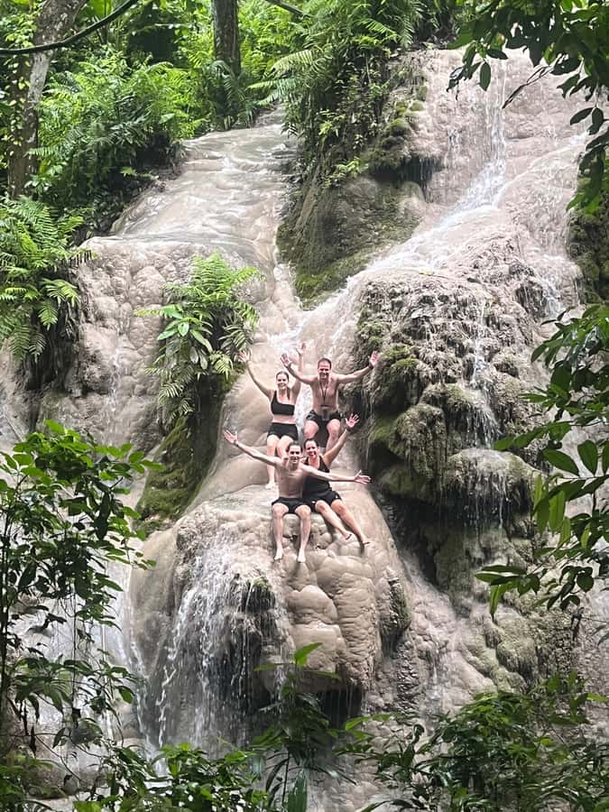 Chiangmai : A Bamboo Raft Safari , Sticky waterfalls, - Dantewada Land of Angels, pretty but partly theatrical