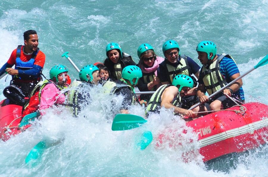City of Side: Rafting, Zipline, Jeep, Buggy and Quad Combo - The river zipline finish