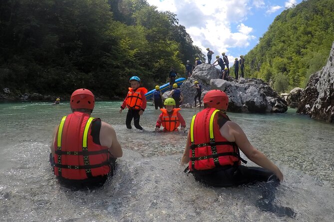 CLASSIC RAFTING on Soča river - Paddling through the rapids with Memo and the team
