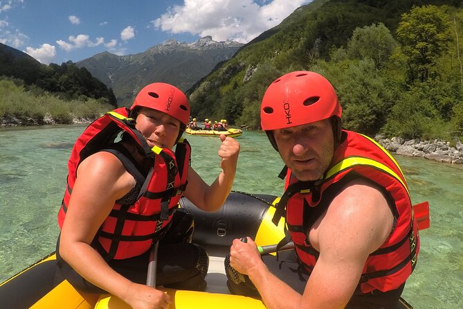 CLASSIC RAFTING on Soča river - Finishing with a local snack at KAMP NADIŽA