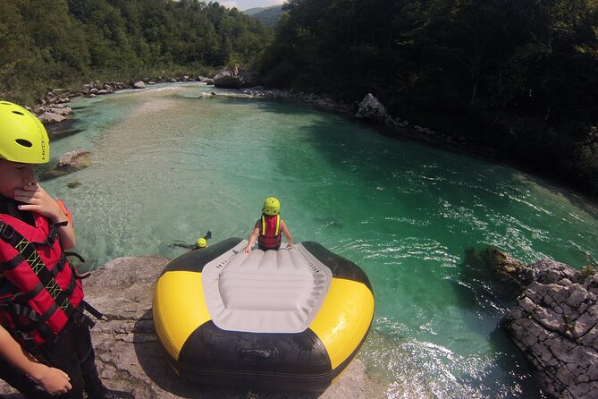 CLASSIC RAFTING on Soča river - Meeting in Kobarid and getting to the river