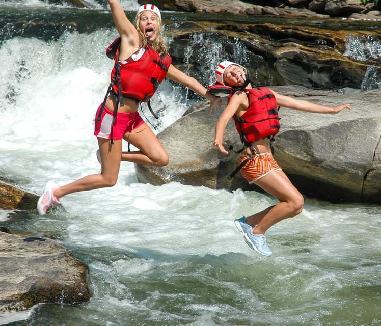 Clayton: Chattooga River Rafting on Class III Rapids - Check-in, safety talk, and the blue bus