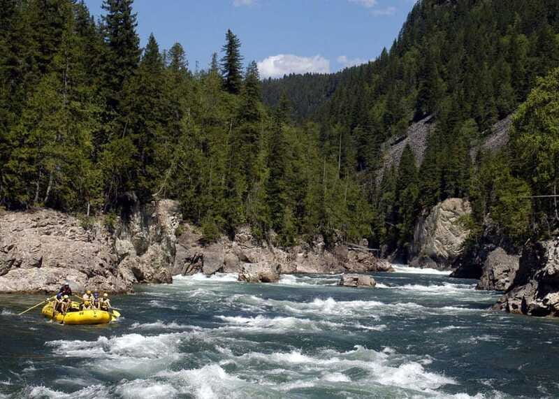 Clearwater BC Rafting with time for a waterfall Tour - What the rapids feel like from Class II to Class IV