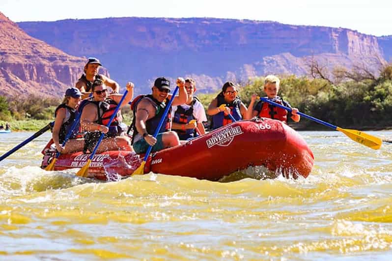 Colorado River : Morning Half-Day Colorado River Rafting - Onion Creek Rapid brings the first real test