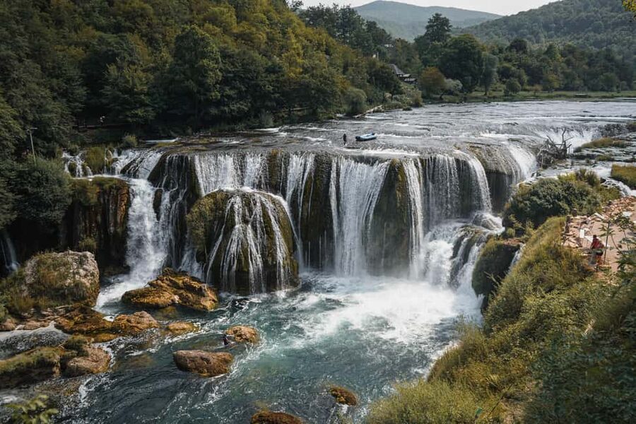 Croatia: Una River Whitewater Rafting Adventure - Reaching Nebljusi in the Plitvice hinterland