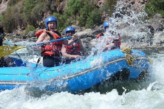 Cusco Rafting and Zipline Adventure - Warming up at camp