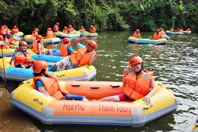 Da Nang: Full-Package Rafting & Zipline Private Tour (Lunch) - One hour on the rocky river