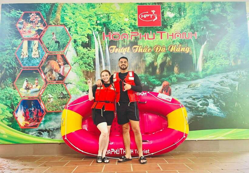 Da Nang: Full-Package Rafting & Zipline Private Tour (Lunch) - Free time from 1:30 to 2:45
