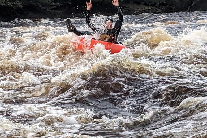 Dumfries White Water Tubing Adventure - From calmer water to splashy rapids