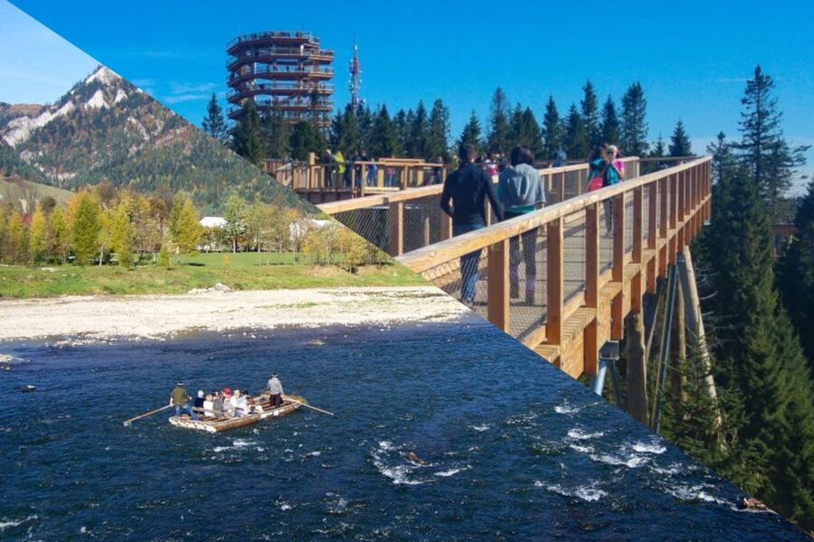 Dunajec River Gorge Rafting and Tree Top Walk from Krakow - The traditional wooden raft from Sromowce to Szczawnica