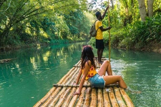Dunn's River Falls and Martha Brea Bamboo rafting with admissions - Timing, group size, and physical effort