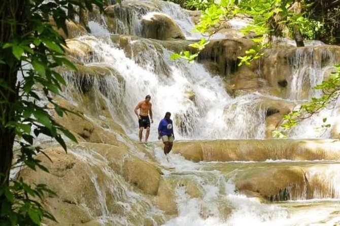 Dunn's River Falls + Bamboo Rafting With Limestone Foot Massage - The limestone foot massage