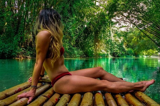 Dunn's River Falls, Blue Hole, Bamboo Rafting, Horseback Combo - Jamaican lunch is part of the experience