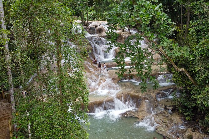 Dunns River Falls, Rafting, Zipline & Horseback from Montego Bay - Transportation, drinks, and group size