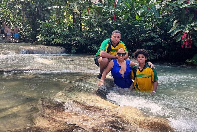 Dunns River Falls, Zipline, Bamboo Rafting, Horseback Ride Tour - Climbing Dunn’s River Falls in Ocho Rios