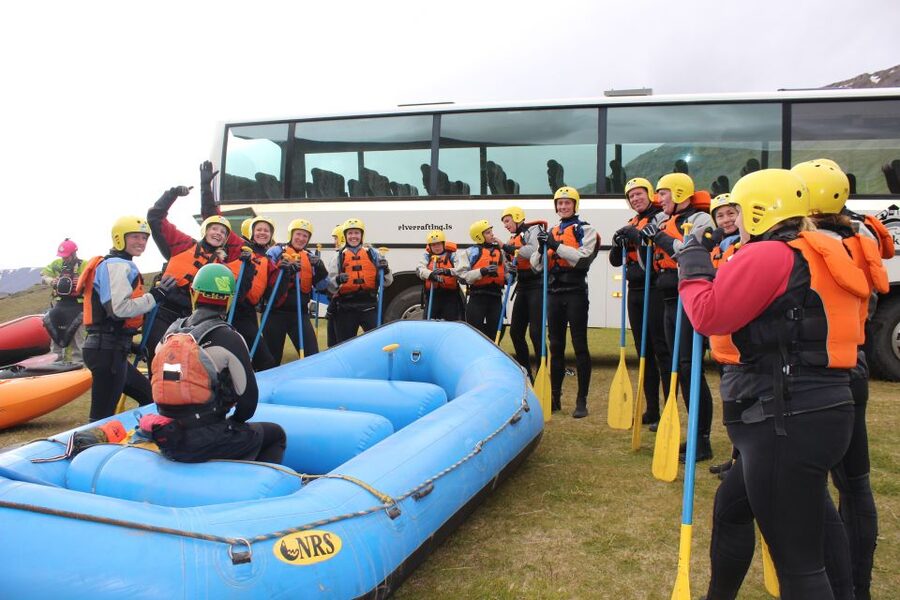 East Glacial River Extreme Rafting - The Green Room and possible cliff jumping