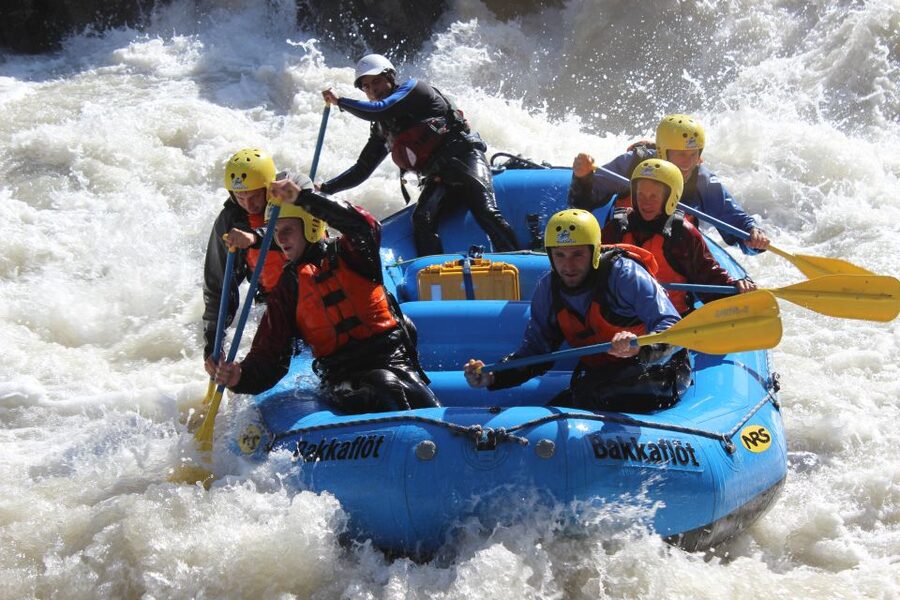 East Glacial River Extreme Rafting - Soup, hot tubs, and the return to base