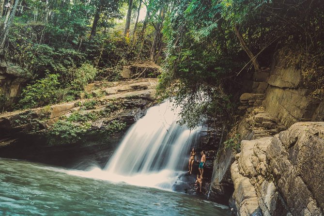 Elephant Sightings , Bamboo Rafting Through The Jungle, Swimming In a Waterfall - Bamboo rafting through Mae Wang National Park