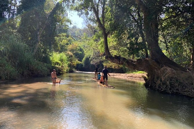 Elephant Sightings , Bamboo Rafting Through The Jungle, Swimming In a Waterfall - What the guide adds to the experience