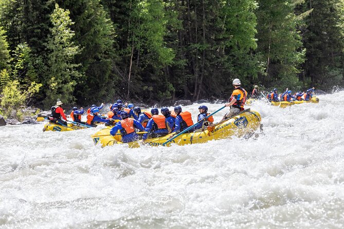 Extreme Whitewater Rafting on Kicking Horse River - Safety instruction before the first rapid