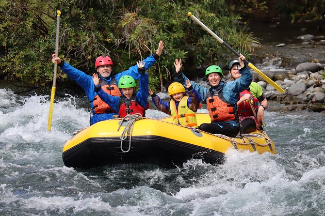 Family Float Grade 2 Whitewater Adventure in Tongariro River - What happens on the Grade 2 river section