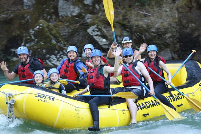 Family Friendly Cheakamus Splash Rafting - Guides Make the Difference