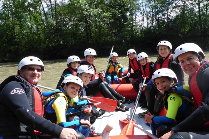Family rafting Iller - white water rafting level 1 - The Guide Makes the Difference