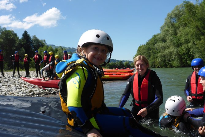 Family rafting Iller - white water rafting level 1 - A Three-and-a-Half-Hour Family Outing