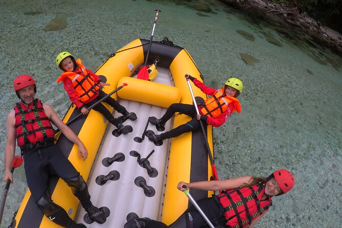 Family Rafting On Soca River - From calm paddling to a proper whitewater finish