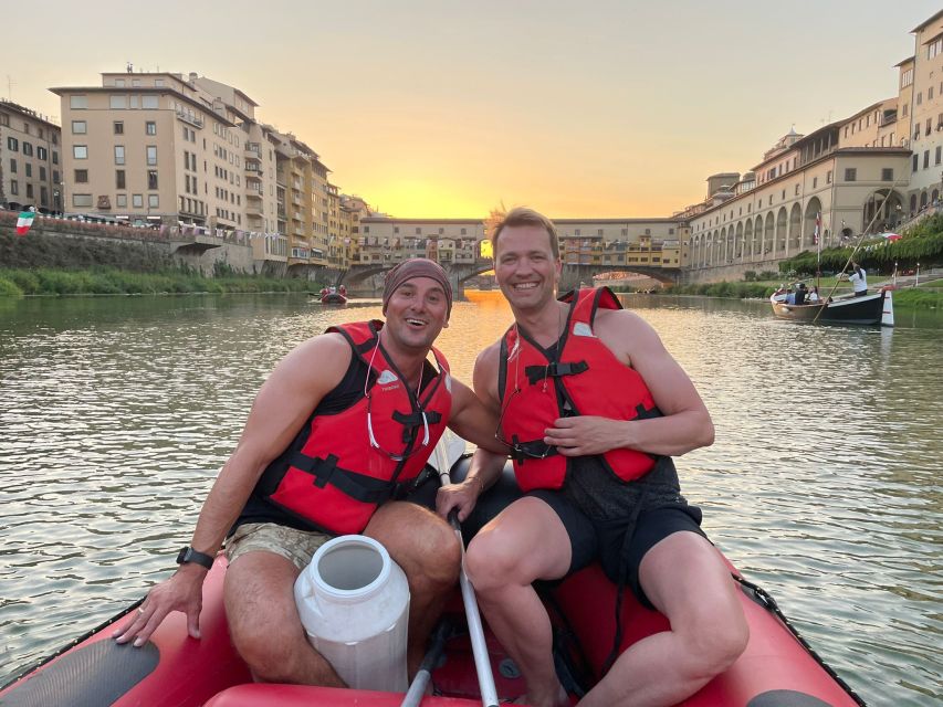 Florence: Ponte Vecchio Rafting Experience with Aperitif - Key points to know before you book