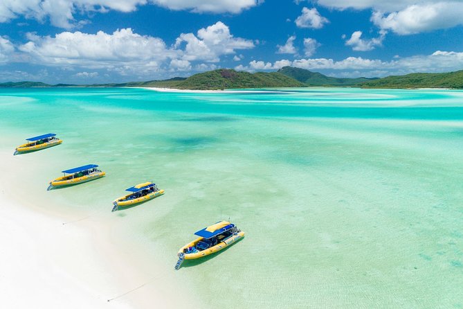 Fly Raft Package: Whitehaven Beach, Snorkel and Scenic Flight - The ocean raft is half the attraction