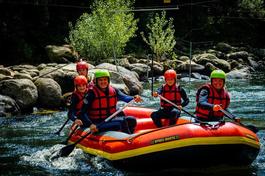 Foix: Family-Friendly Rafting Adventure on the Ariège River - Rapids, paddling, and water games