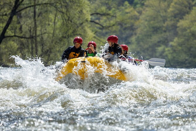 French Broad Gorge Whitewater Rafting Trip - What Class II and III rapids feel like