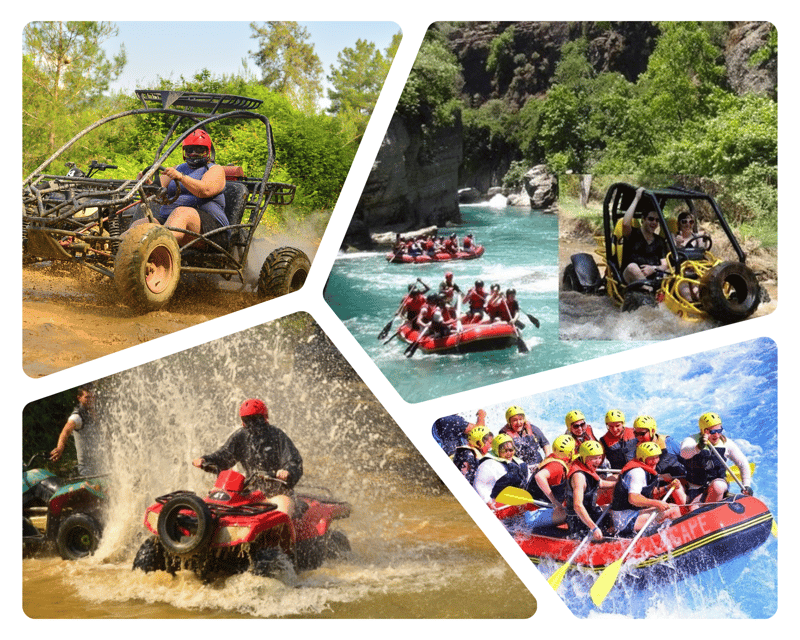 From Alanya, Antalya, Kemer: Rafting And Buggy or Quad Tour - Why this two-part adventure works