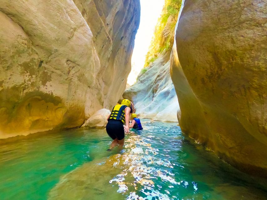 From Antalya: Koprulu Canyon Rafting and Zip Line Adventure - Canyoning between steep rock walls