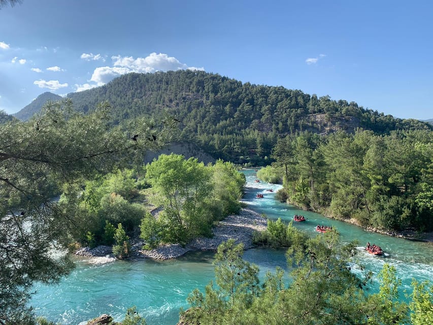 From Antalya: River Rafting in the Köprülü Canyon - The canyon break and outdoor lunch