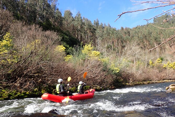From Arouca: Paiva River Canoe Rafting Adventure Tour - Paiva River rapids in a small canoe-raft