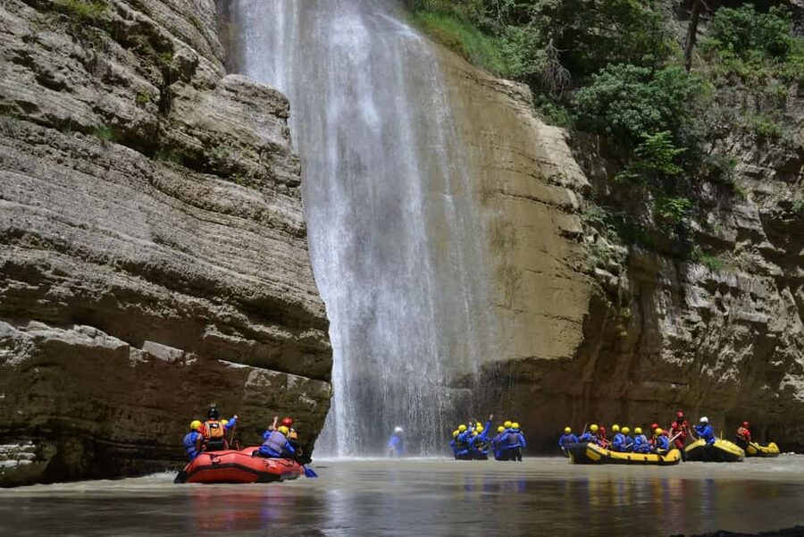 From Berat: Osumi Canyon Rafting, Kayak, & River Tubing Tour - What happens at Albania Adventure Resort
