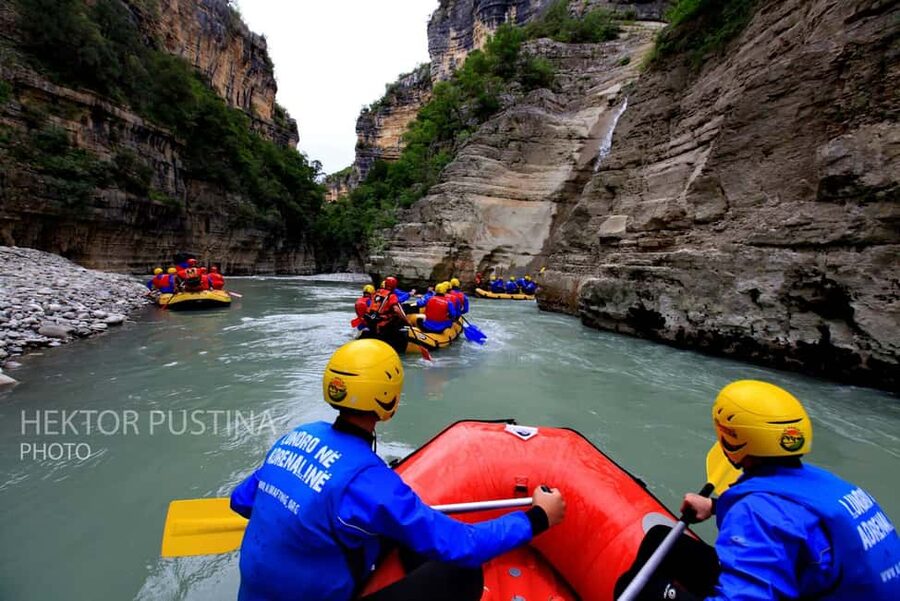 From Berat: Osumi Canyon Rafting, Kayak, & River Tubing Tour - The drive from Berat to the canyon