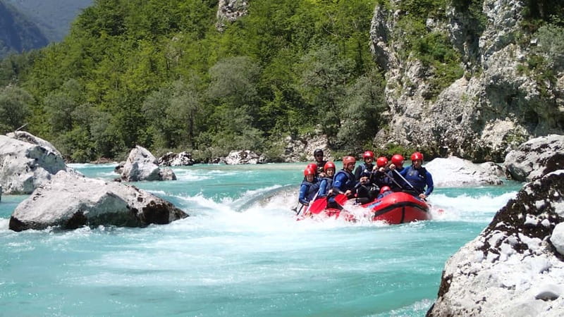 From Bovec: Premium Rafting on Soča River with Photo Service - Ninety minutes on the Soča River