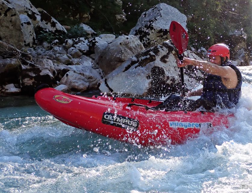 From Bovec: Whitewater kayaking on the Soča River - The guide’s role on a beginner-friendly run
