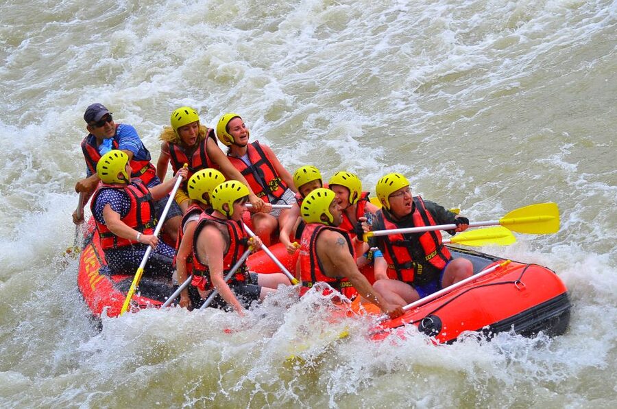 From city of Side: Beskonak Rafting Tour with Lunch - Getting equipped at the rafting center