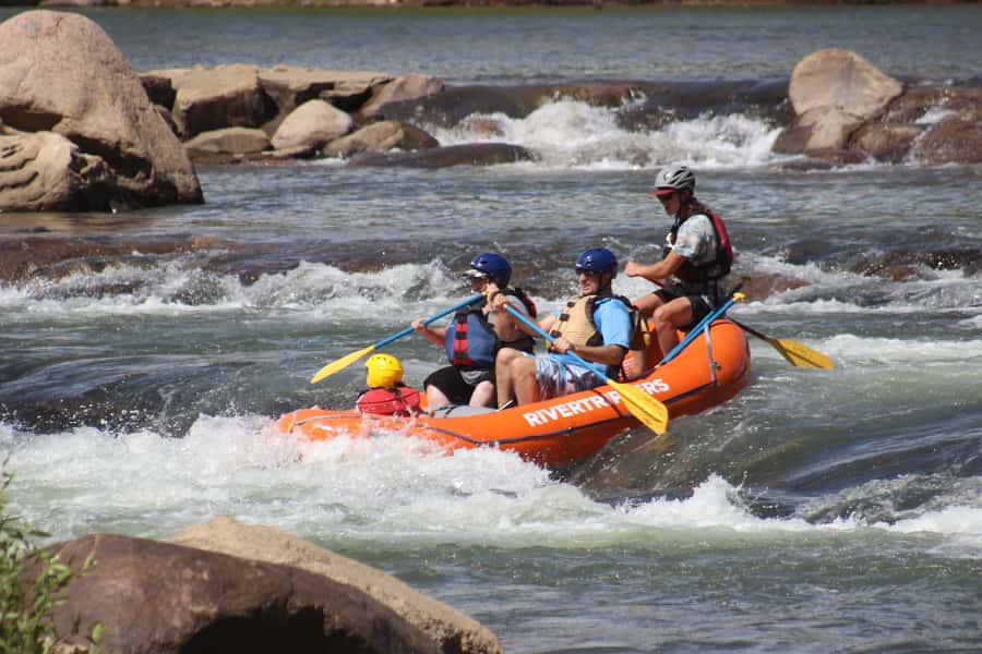 From Durango: Animas River Whitewater Rafting - Safety briefing and shuttle ride